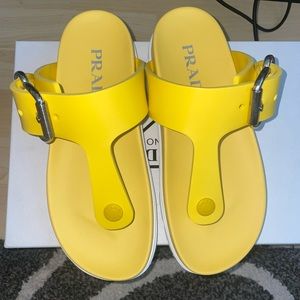 Prada thong sandals
